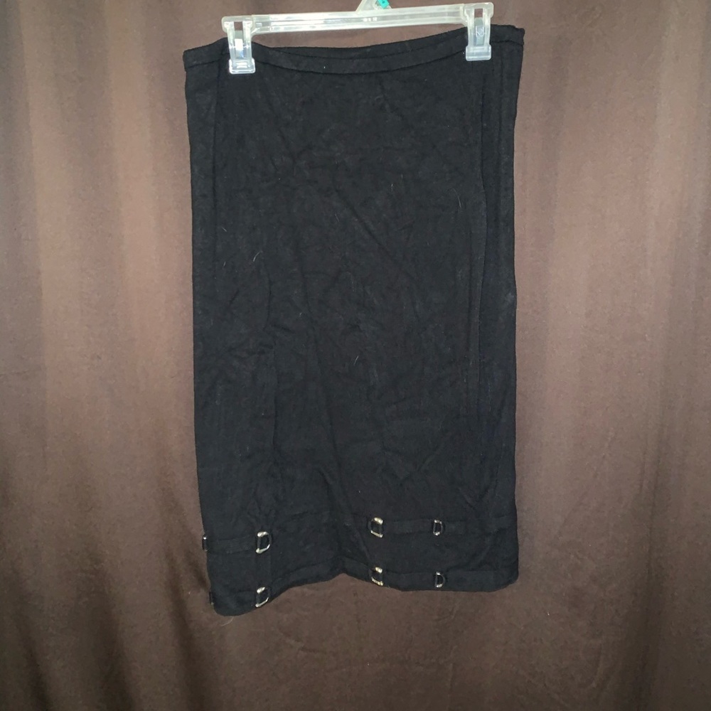 Black pencil skirt